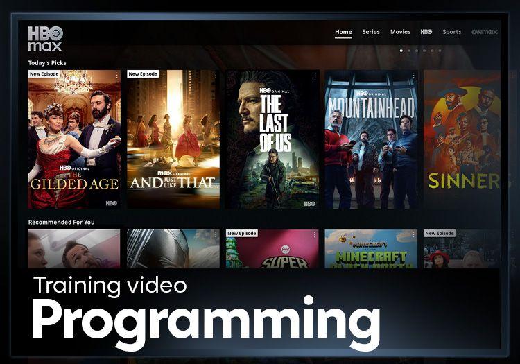 HBO Max Toolkit programming training resource with the full HBO Max mark visible
