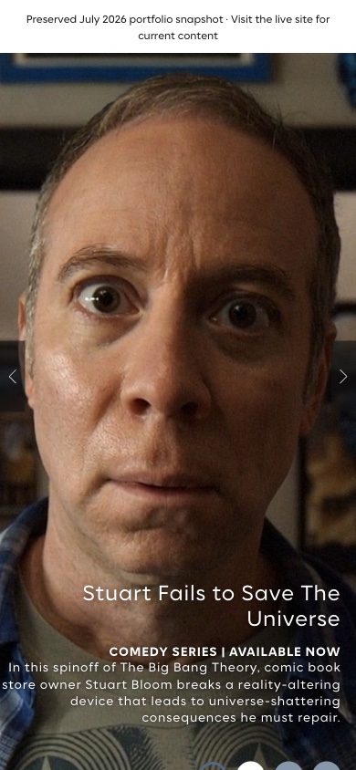 Responsive mobile view of the HBO Max Toolkit homepage